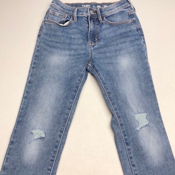LIKE NEW GIRLS OLD NAVY ROCKSTAR HIGH-RISE JEGGING JEANS (GIRLS)14x27 ⭐ - Picture 4 of 12